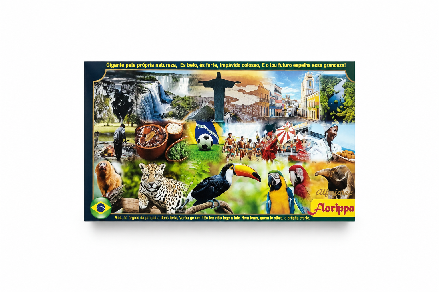 Estojo Brasil — Verso Cartão-postal do Brasil