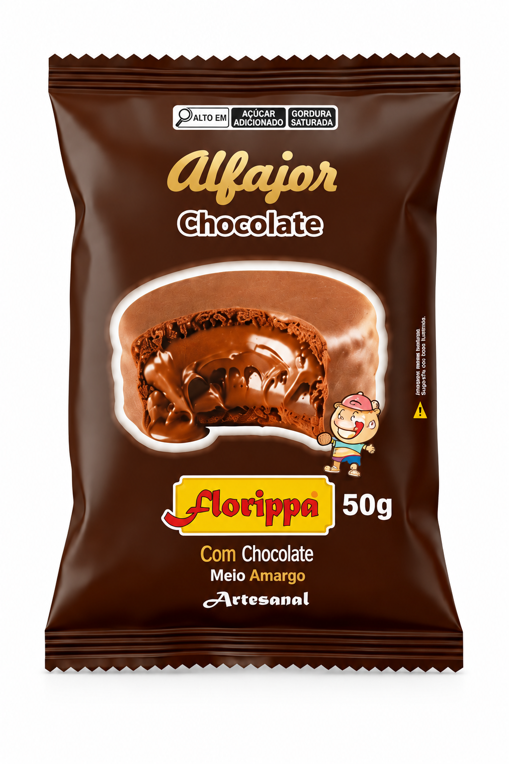 Embalagem do Alfajor de Chocolate 50g