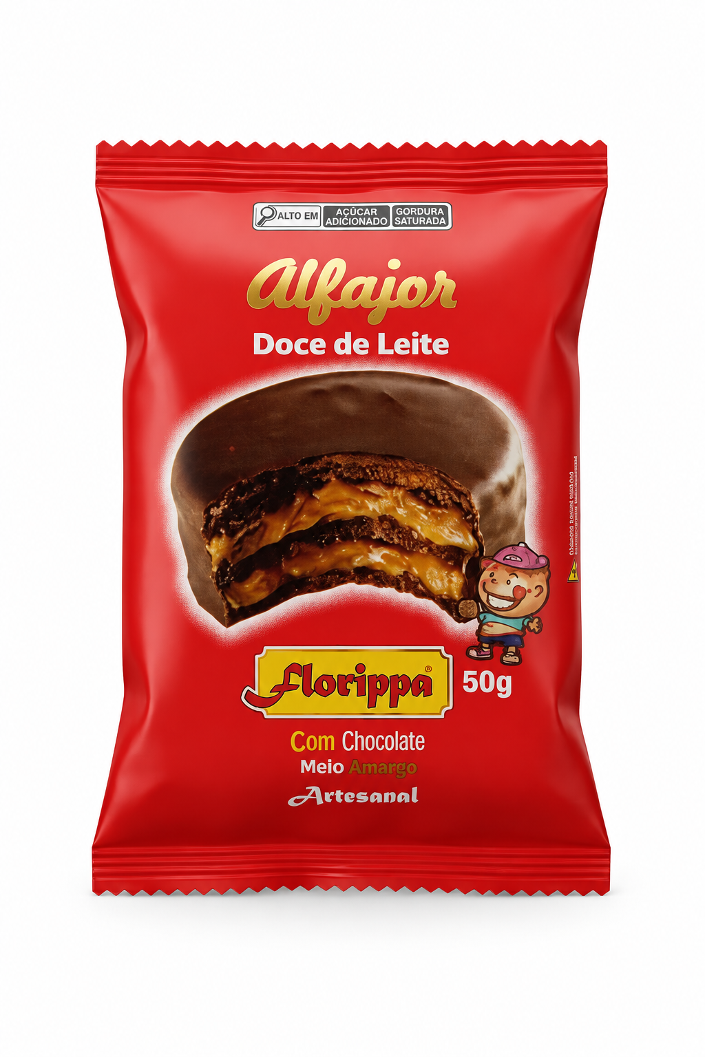 Embalagem do Alfajor Doce de Leite 50g